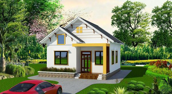 Kiến trúc nhà vườn nhỏ xinh cho giải pháp xây nhà tiết kiệm - Ảnh minh họa 05